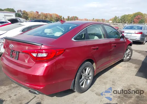 2016 Hyundai Sonata Se из США, поврежденный, VIN 5NPE24AF9GH291587